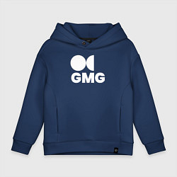 Толстовка оверсайз детская GMG, цвет: тёмно-синий