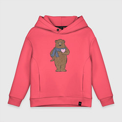 Детское худи оверсайз Медвежий романтик