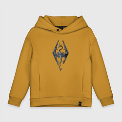 Детское худи оверсайз СКАЙРИМ ЛОГО SKYRIM LOGO