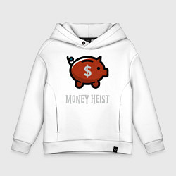 Детское худи оверсайз Money Heist Pig