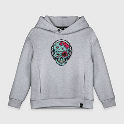 Детское худи оверсайз Cool skull! Grin!