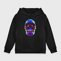 Детское худи оверсайз Cool neon skull