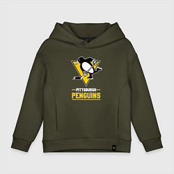 Детское худи оверсайз Питтсбург Пингвинз , Pittsburgh Penguins