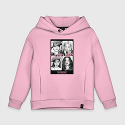 Толстовка оверсайз детская Blackpink K-pop, цвет: светло-розовый