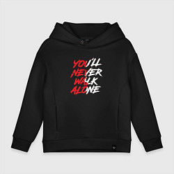 Детское худи оверсайз Liverpool Youll never walk alone Ливерпуль