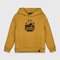 Детское худи оверсайз Motorcycle Born to ride