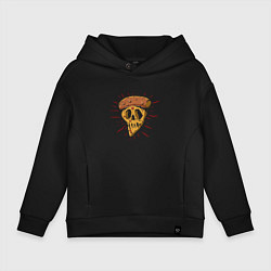 Детское худи оверсайз Пицца 2 сыра Skull