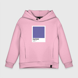 Детское худи оверсайз Pantone Very Peri