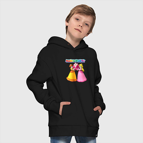 Детское худи оверсайз Mario Party Nintendo / Черный – фото 4