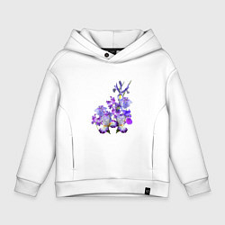 Толстовка оверсайз детская Ириски Ирисы, цвет: белый