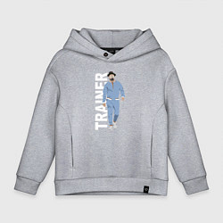 Детское худи оверсайз Тренер Джентельменов