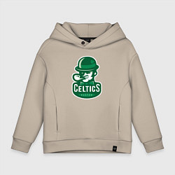 Толстовка оверсайз детская Celtics Team, цвет: миндальный