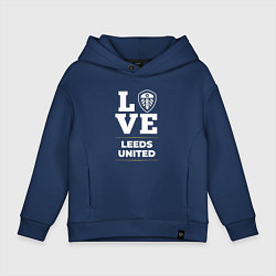 Детское худи оверсайз Leeds United Love Classic