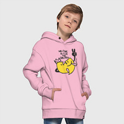 Толстовка оверсайз детская Wu-Tang Is For The Children, цвет: светло-розовый — фото 2