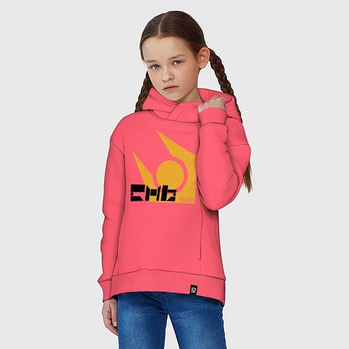 Детское худи оверсайз City 17 - half life / Коралловый – фото 3