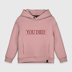 Детское худи оверсайз Dark Souls - You Died