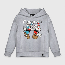 Детское худи оверсайз Cuphead - Mugman