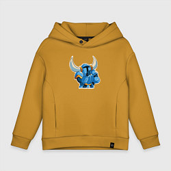 Детское худи оверсайз Задумчивый рыцарь - Shovel Knight