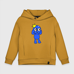 Толстовка оверсайз детская Rainbow Friends, цвет: горчичный
