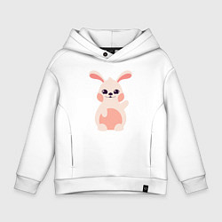 Детское худи оверсайз Pink Bunny