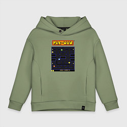 Детское худи оверсайз Pac-Man на ZX-Spectrum