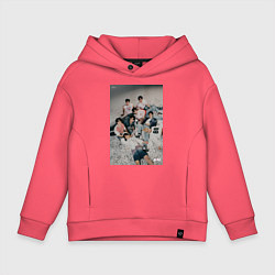 Толстовка оверсайз детская Stray Kids Maxident, цвет: коралловый