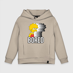 Детское худи оверсайз Лиза Симпсон - bored