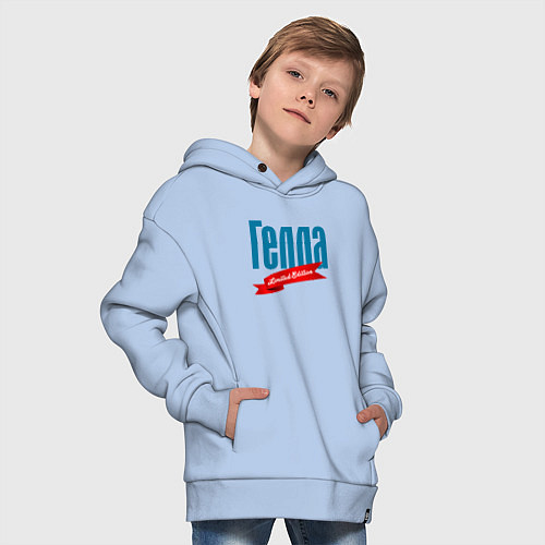 Детское худи оверсайз Гелла - limited edition / Мягкое небо – фото 4