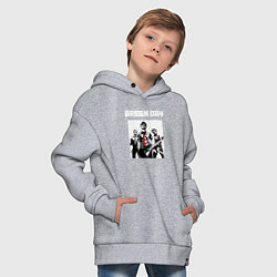 Толстовка оверсайз детская Greed Day rock, цвет: меланж — фото 2