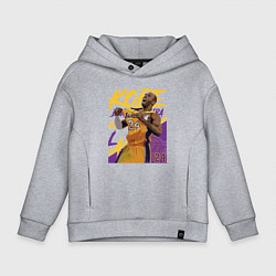 Толстовка оверсайз детская Kobe champion, цвет: меланж