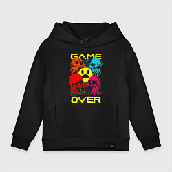 Детское худи оверсайз Game over inscription