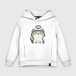 Детское худи оверсайз Pixel Cat V1