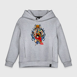Детское худи оверсайз One Piece run