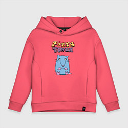 Детское худи оверсайз Глупая Крыса из Pizza Tower