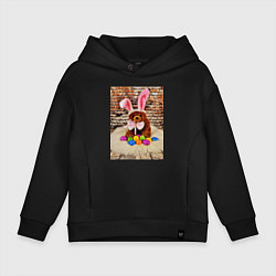 Детское худи оверсайз Кролик счастья