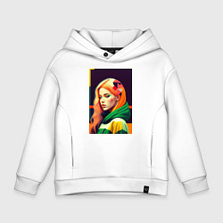 Детское худи оверсайз Поп арт девушка в японском стиле