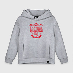 Толстовка оверсайз детская Arsenal 1886, цвет: меланж
