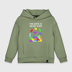 Детское худи оверсайз Tetris - the game is never over