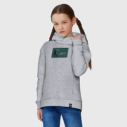 Толстовка оверсайз детская Это типа NFT, цвет: меланж — фото 2