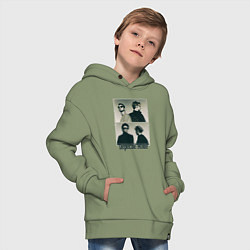Толстовка оверсайз детская Depeche Mode - Music for the Masses, цвет: авокадо — фото 2