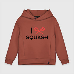 Детское худи оверсайз I Love Squash