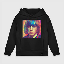 Детское худи оверсайз Brian Jones Glitch Art