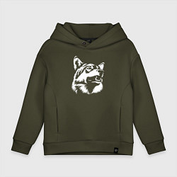 Детское худи оверсайз Голова волка Wolf head