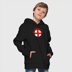 Толстовка оверсайз детская Coming home England, цвет: черный — фото 2