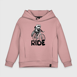 Детское худи оверсайз Raccoon ride