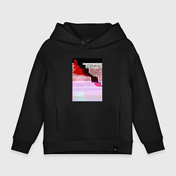 Детское худи оверсайз Abstract glitch