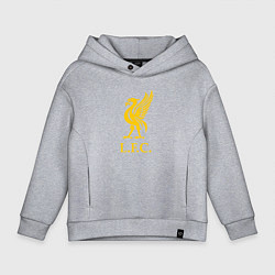 Толстовка оверсайз детская Liverpool sport fc, цвет: меланж