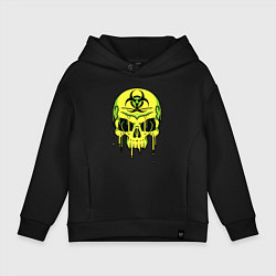 Детское худи оверсайз Biohazard skull