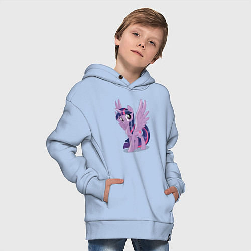 Детское худи оверсайз Твайлайт Спаркл из My Little Pony в кино / Мягкое небо – фото 4