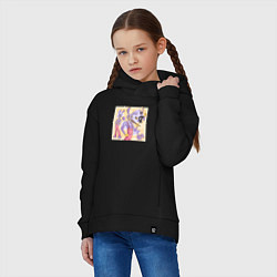Толстовка оверсайз детская Джекс Удивительный цифровой цирк, цвет: черный — фото 2